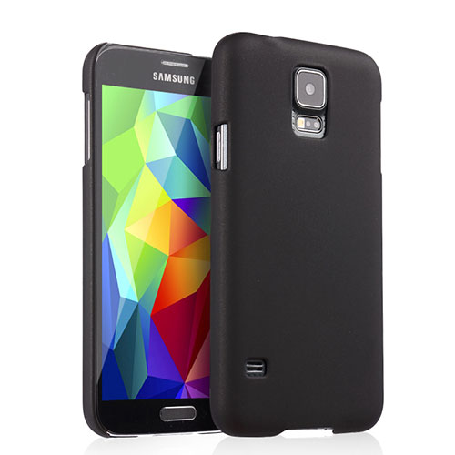 Hard Rigid Plastic Matte Finish Cover for Samsung Galaxy S5 Duos Plus Black