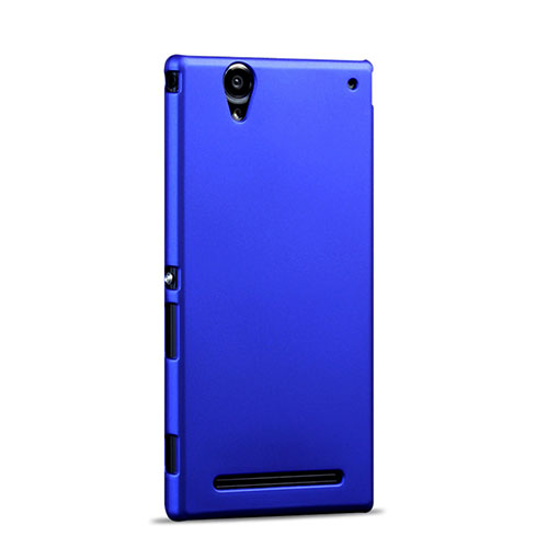 Hard Rigid Plastic Matte Finish Cover for Sony Xperia T2 Ultra Dual Blue