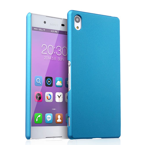 Hard Rigid Plastic Matte Finish Cover for Sony Xperia Z4 Sky Blue