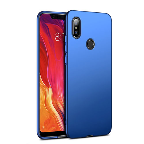 Hard Rigid Plastic Matte Finish Cover for Xiaomi Mi 8 Blue