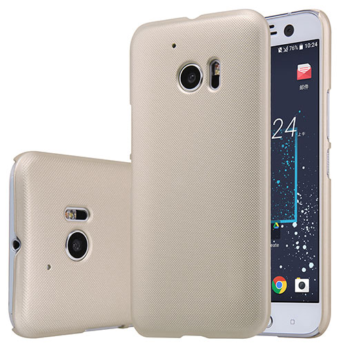 Hard Rigid Plastic Matte Finish Cover M01 for HTC 10 One M10 Gold