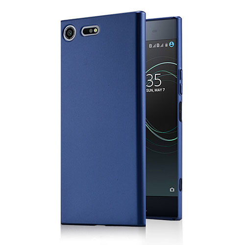 Hard Rigid Plastic Matte Finish Cover M01 for Sony Xperia XZ Premium Blue