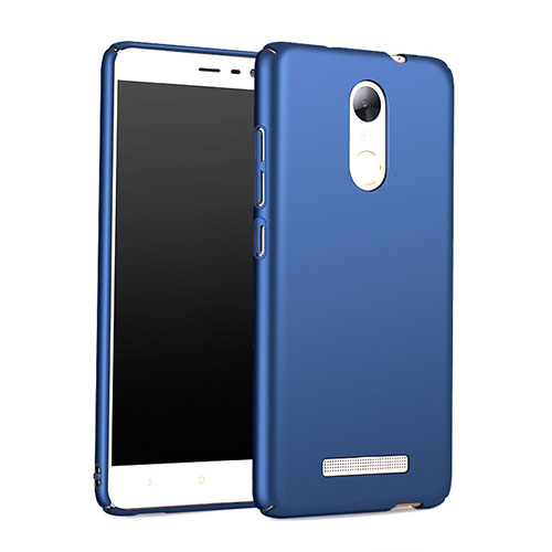 Hard Rigid Plastic Matte Finish Cover M01 for Xiaomi Redmi Note 3 Pro Blue