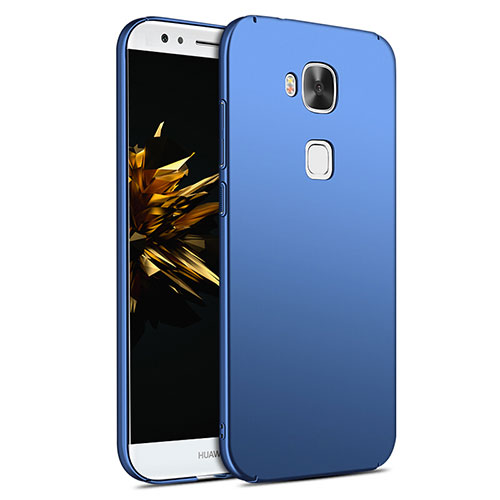 Hard Rigid Plastic Matte Finish Cover M02 for Huawei G7 Plus Blue