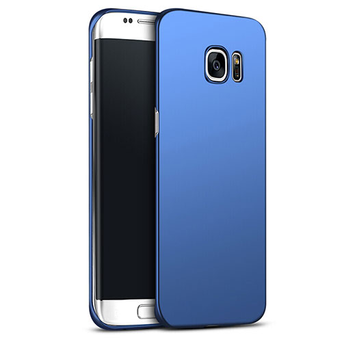 Hard Rigid Plastic Matte Finish Cover M02 for Samsung Galaxy S6 Edge+ Plus SM-G928F Blue