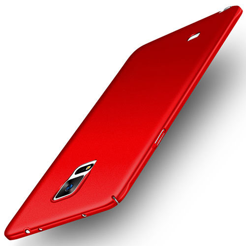 Hard Rigid Plastic Matte Finish Cover M04 for Samsung Galaxy Note 4 SM-N910F Red