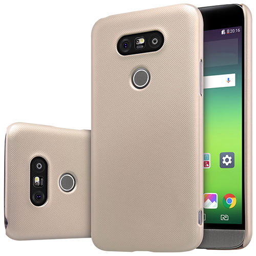 Hard Rigid Plastic Matte Finish Cover R01 for LG G5 Gold