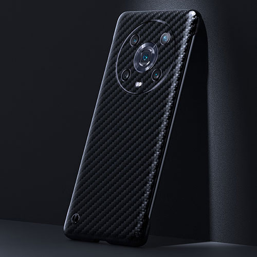 Hard Rigid Plastic Matte Finish Frameless Case Back Cover F01 for Huawei Honor Magic4 Pro 5G Black