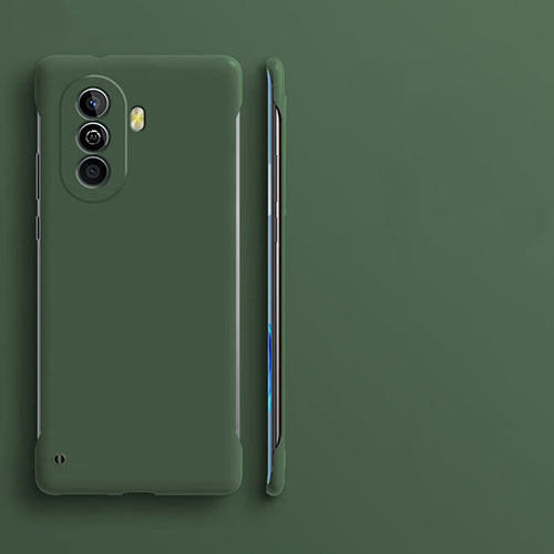 Hard Rigid Plastic Matte Finish Frameless Case Back Cover for Huawei Enjoy 50 Midnight Green