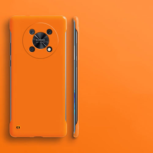 Hard Rigid Plastic Matte Finish Frameless Case Back Cover for Huawei Enjoy 50 Pro Orange