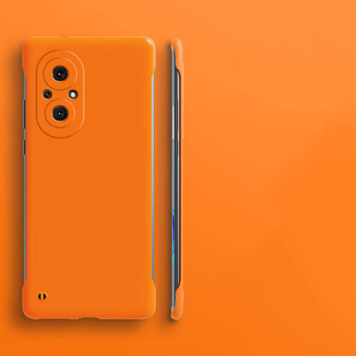 Hard Rigid Plastic Matte Finish Frameless Case Back Cover for Huawei Honor 50 SE 5G Orange