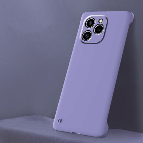 Hard Rigid Plastic Matte Finish Frameless Case Back Cover for Huawei Honor 60 SE 5G Purple