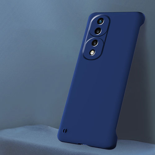 Hard Rigid Plastic Matte Finish Frameless Case Back Cover for Huawei Honor 70 Pro+ Plus 5G Blue