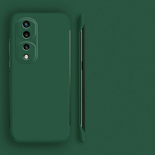 Hard Rigid Plastic Matte Finish Frameless Case Back Cover for Huawei Honor 80 Pro 5G Midnight Green