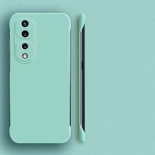 Hard Rigid Plastic Matte Finish Frameless Case Back Cover for Huawei Honor 80 Pro 5G Mint Blue