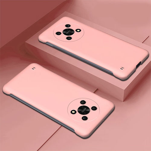 Hard Rigid Plastic Matte Finish Frameless Case Back Cover for Huawei Honor Magic4 Lite 5G Pink