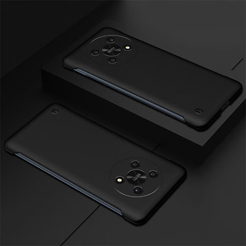 Hard Rigid Plastic Matte Finish Frameless Case Back Cover for Huawei Honor X9 5G Black