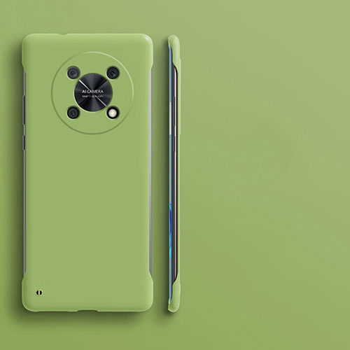 Hard Rigid Plastic Matte Finish Frameless Case Back Cover for Huawei Nova Y90 Matcha Green