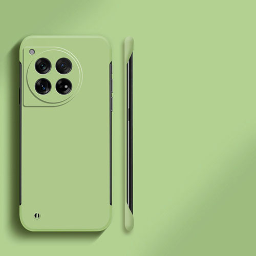 Hard Rigid Plastic Matte Finish Frameless Case Back Cover for OnePlus Ace 3 5G Matcha Green