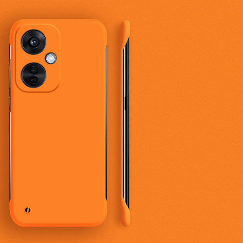 Hard Rigid Plastic Matte Finish Frameless Case Back Cover for OnePlus Nord CE 3 5G Orange