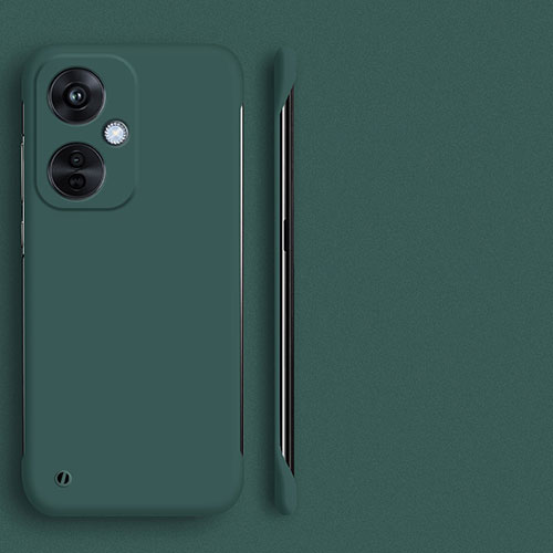 Hard Rigid Plastic Matte Finish Frameless Case Back Cover for OnePlus Nord CE 3 Lite 5G Midnight Green