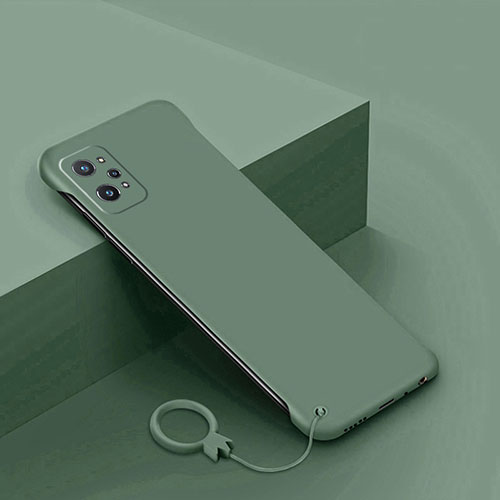 Hard Rigid Plastic Matte Finish Frameless Case Back Cover for Realme GT Neo 3T 5G Midnight Green