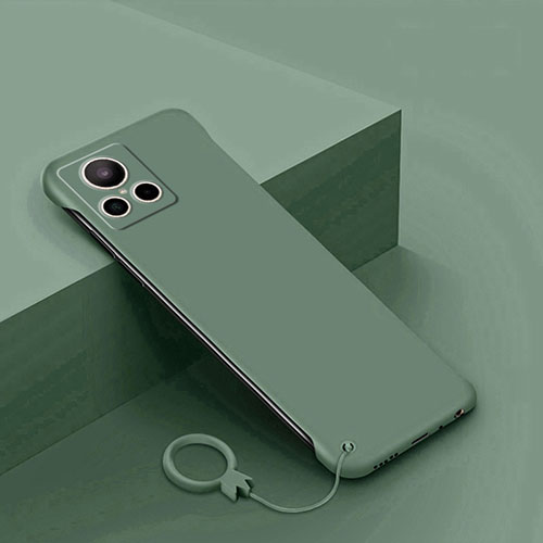 Hard Rigid Plastic Matte Finish Frameless Case Back Cover for Realme GT2 Master Explorer Midnight Green