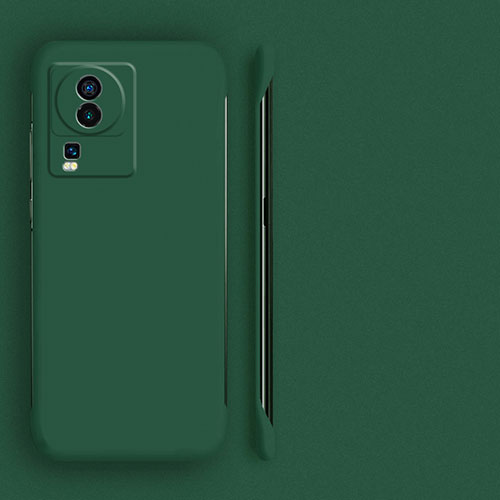 Hard Rigid Plastic Matte Finish Frameless Case Back Cover for Vivo iQOO Neo7 SE Midnight Green