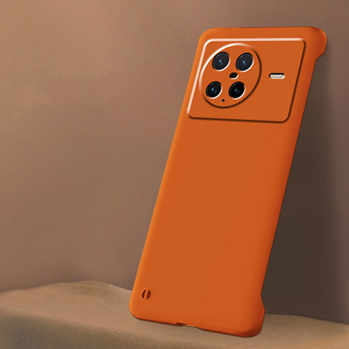 Hard Rigid Plastic Matte Finish Frameless Case Back Cover for Vivo X Note Orange