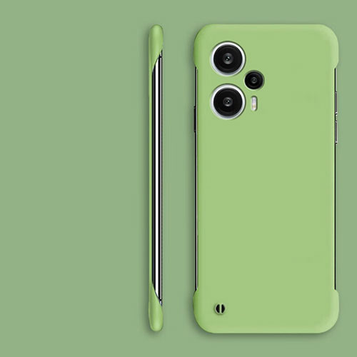 Hard Rigid Plastic Matte Finish Frameless Case Back Cover for Xiaomi Redmi Note 12 Turbo 5G Matcha Green