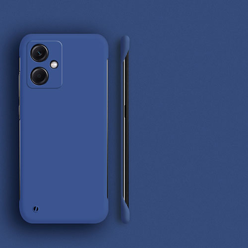 Hard Rigid Plastic Matte Finish Frameless Case Back Cover for Xiaomi Redmi Note 12R Pro 5G Blue