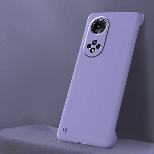 Hard Rigid Plastic Matte Finish Frameless Case Back Cover P01 for Huawei Honor 50 5G Clove Purple