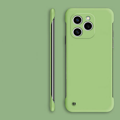 Hard Rigid Plastic Matte Finish Frameless Case Back Cover P01 for Huawei Honor 60 SE 5G Matcha Green