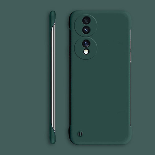 Hard Rigid Plastic Matte Finish Frameless Case Back Cover P01 for Huawei Honor 70 5G Green