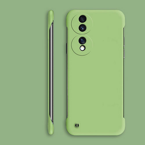 Hard Rigid Plastic Matte Finish Frameless Case Back Cover P01 for Huawei Honor 70 5G Matcha Green