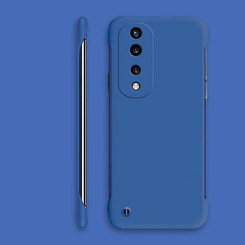 Hard Rigid Plastic Matte Finish Frameless Case Back Cover P01 for Huawei Honor 70 Pro 5G Blue