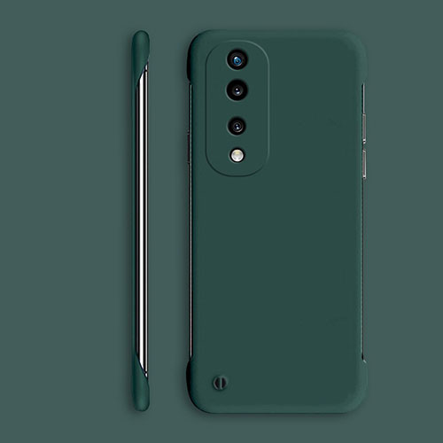 Hard Rigid Plastic Matte Finish Frameless Case Back Cover P01 for Huawei Honor 70 Pro+ Plus 5G Midnight Green