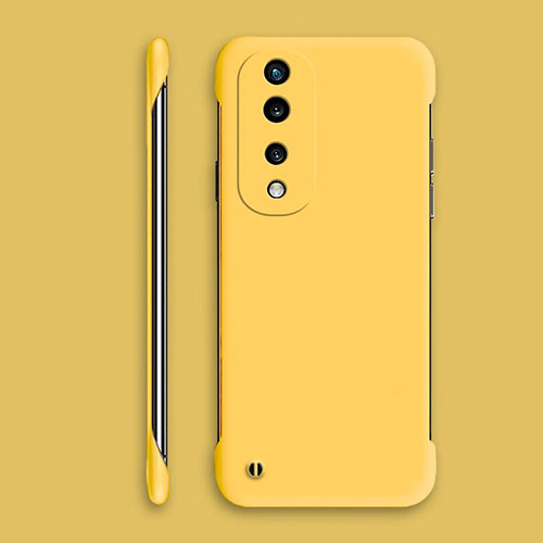 Hard Rigid Plastic Matte Finish Frameless Case Back Cover P01 for Huawei Honor 70 Pro+ Plus 5G Yellow