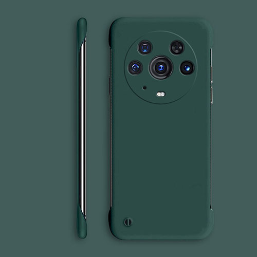 Hard Rigid Plastic Matte Finish Frameless Case Back Cover P01 for Huawei Honor Magic3 Pro 5G Midnight Green