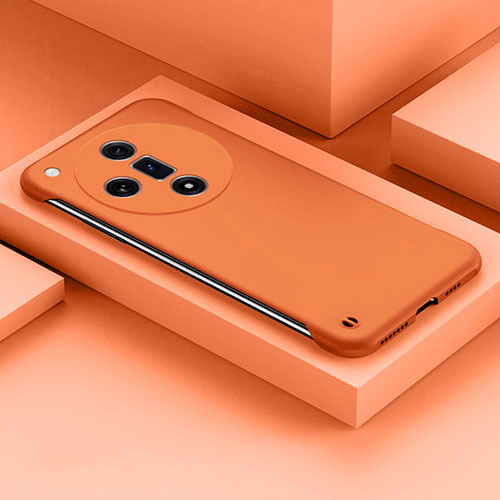 Hard Rigid Plastic Matte Finish Frameless Case Back Cover P01 for Oppo Find X7 Ultra 5G Orange