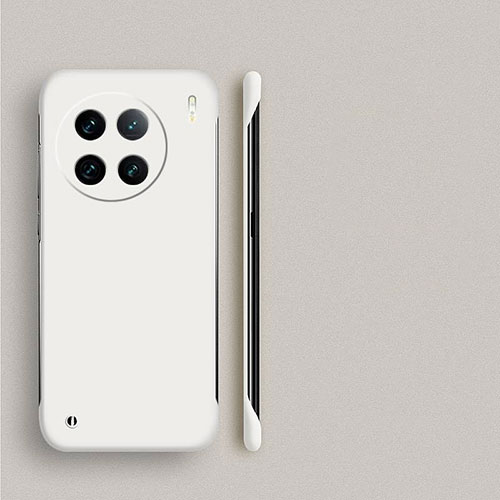 Hard Rigid Plastic Matte Finish Frameless Case Back Cover P02 for Vivo X90 5G White