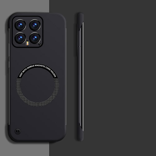 Hard Rigid Plastic Matte Finish Frameless Case Back Cover with Mag-Safe Magnetic for Xiaomi Mi 14 Pro 5G Black