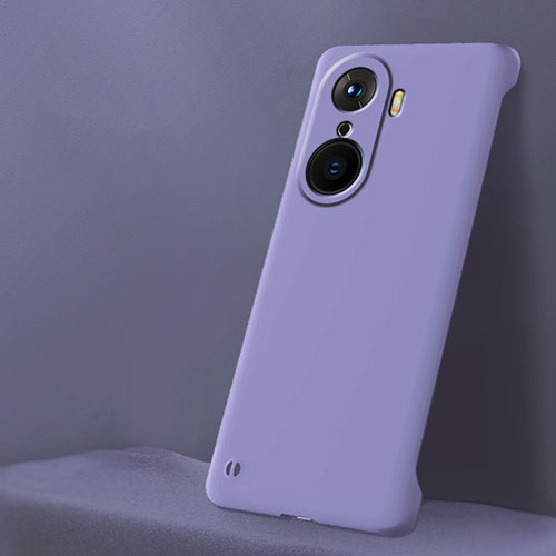 Hard Rigid Plastic Matte Finish Frameless Case Back Cover Z01 for Huawei Honor 60 Pro 5G Purple