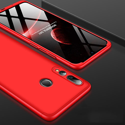 Hard Rigid Plastic Matte Finish Front and Back Cover Case 360 Degrees for Huawei Enjoy 9s Red