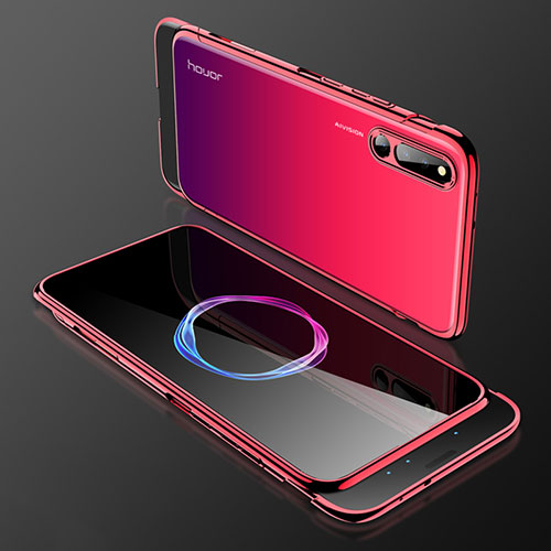 Hard Rigid Plastic Matte Finish Front and Back Cover Case 360 Degrees for Huawei Honor Magic 2 Red