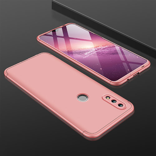 Hard Rigid Plastic Matte Finish Front and Back Cover Case 360 Degrees for Huawei Nova Lite 3 Rose Gold