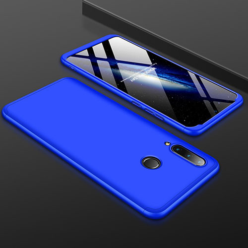 Hard Rigid Plastic Matte Finish Front and Back Cover Case 360 Degrees for Huawei P30 Lite New Edition Blue