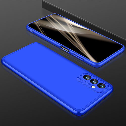 Hard Rigid Plastic Matte Finish Front and Back Cover Case 360 Degrees for Samsung Galaxy A24 4G Blue