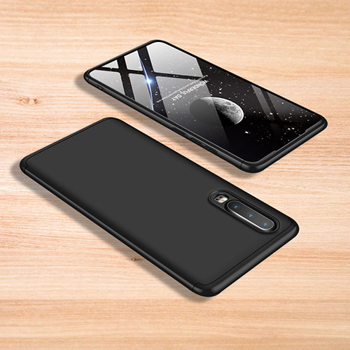 Hard Rigid Plastic Matte Finish Front and Back Cover Case 360 Degrees for Xiaomi Mi 9 Lite Black