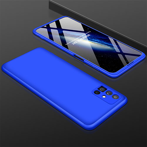 Hard Rigid Plastic Matte Finish Front and Back Cover Case 360 Degrees M01 for Samsung Galaxy M51 Blue